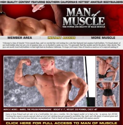 man of muscle bodybuilders posing pose naked